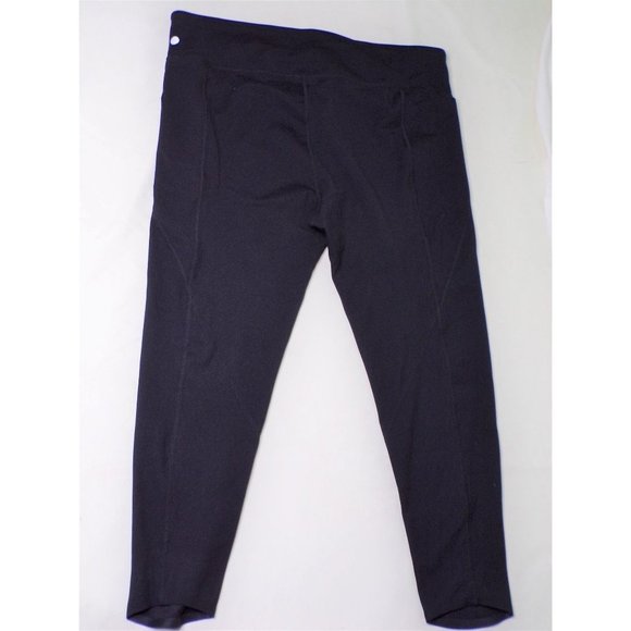 Zella High Waist Studio Lite 7/8 Leggings Pockets Black XX-Large (20 16W) - Picture 7 of 9